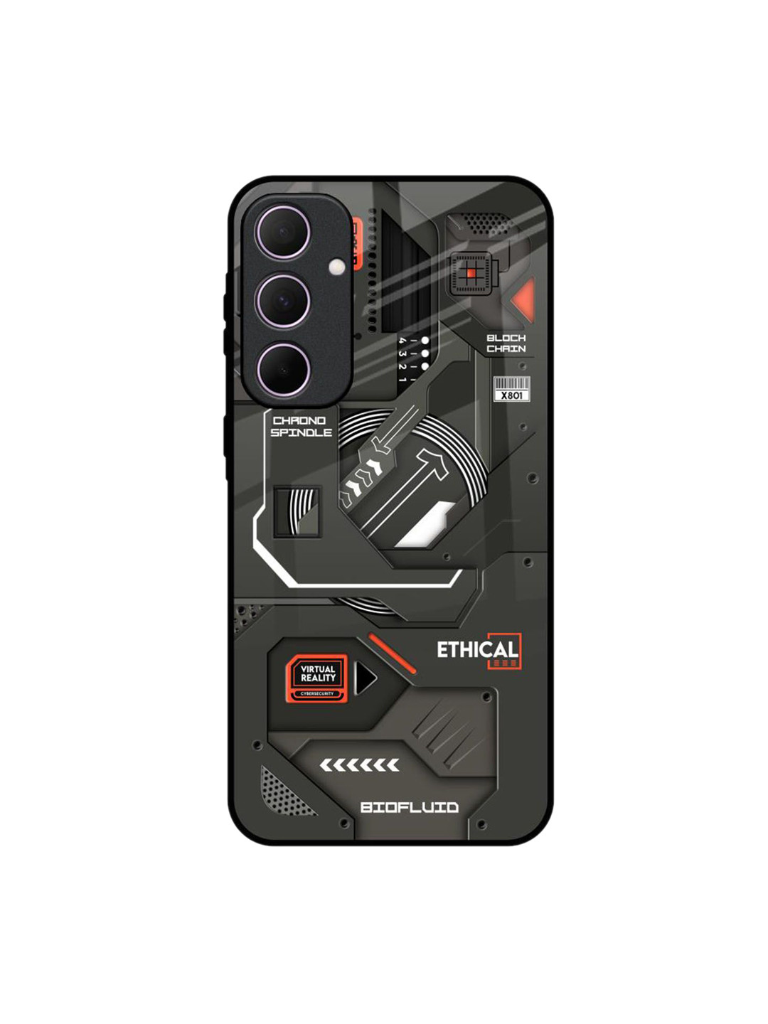 QRIOH Tech Aesthetics Samsung Galaxy A35 5G Impact Resistant Back Case