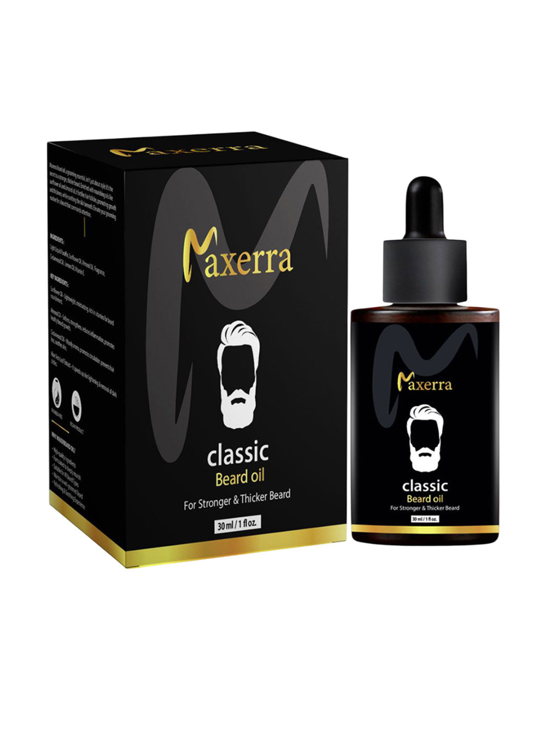 Maxerra Classic Beard Oil For Thicker Beard - 30 ml