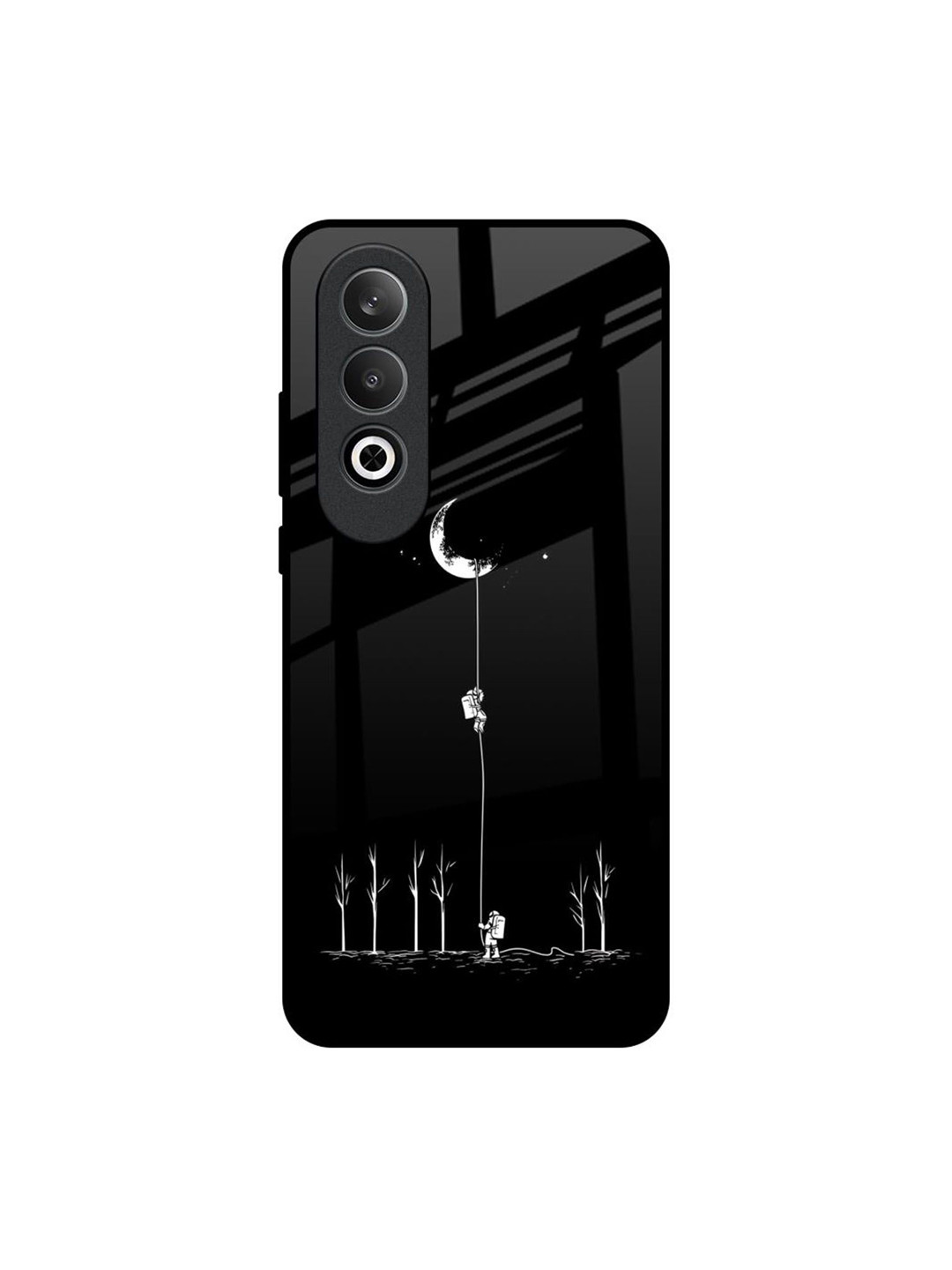 QRIOH Catch the Moon Real OnePlus Nord CE4 5G Impact Resistant Back Case