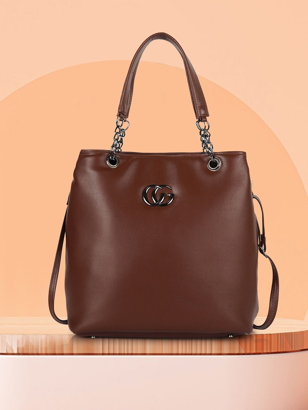 STARWINGS Half Moon Satchel with Cut Work