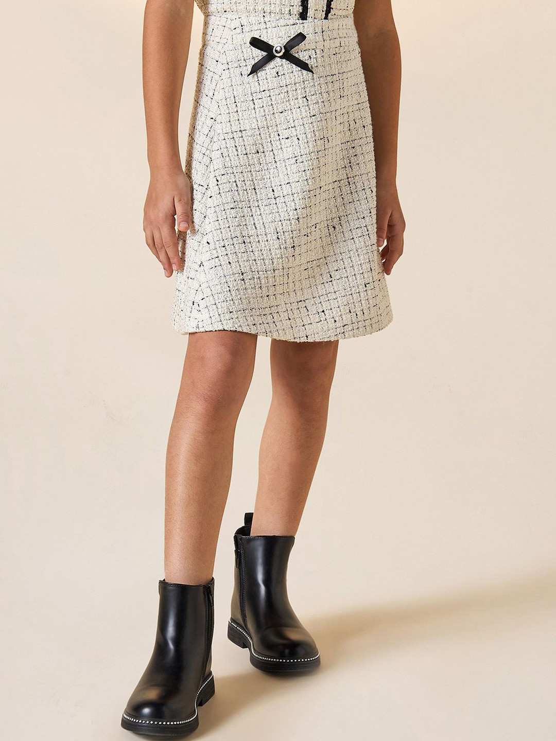 Juniors by Babyshop Girls A-Line Skirt With Bow Detail