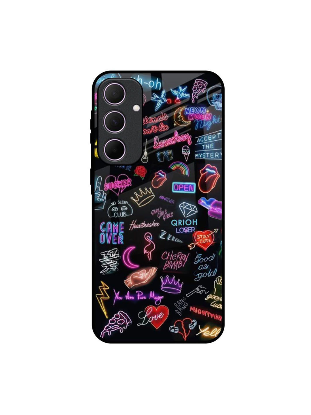 QRIOH Typography Accept The Mystery Samsung Galaxy A35 5G Back Case