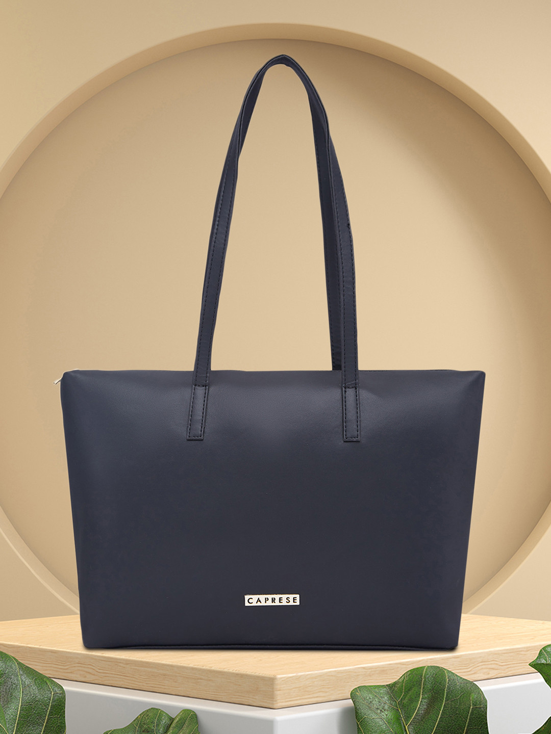 DressBerry X CAPRESE Jones Women Black Large Tote Bag