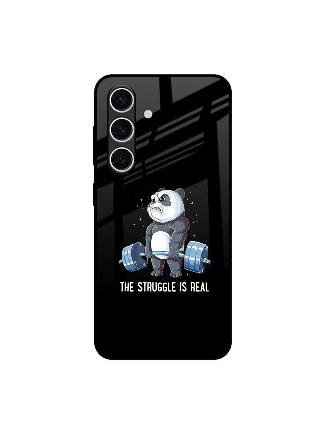 QRIOH Real Struggle Real Samsung Galaxy S24 FE 5G Impact Resistant Back Case