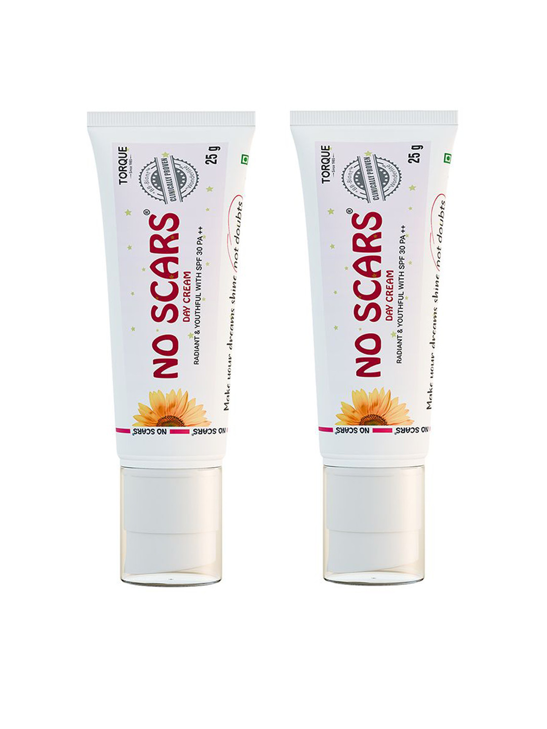 NO SCARS Set Of 2 Day Cream With SPF 30 PA++ & Aloevera - 25 g Each
