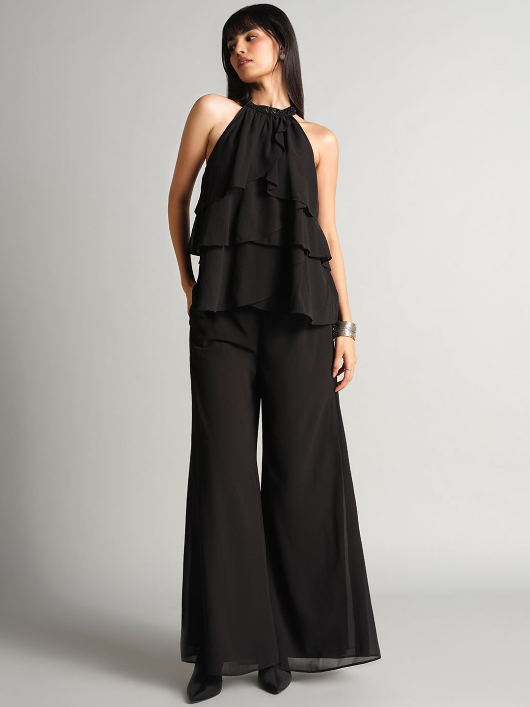 AND Halter Neck Layered Top & Trouser