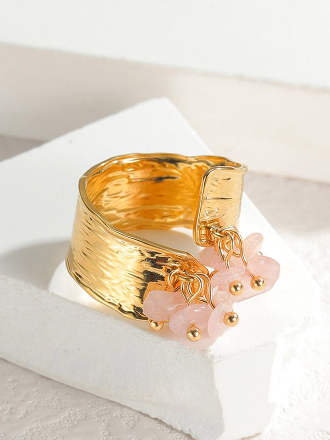 Just Lil Things Beaded Irregular Finger Ring