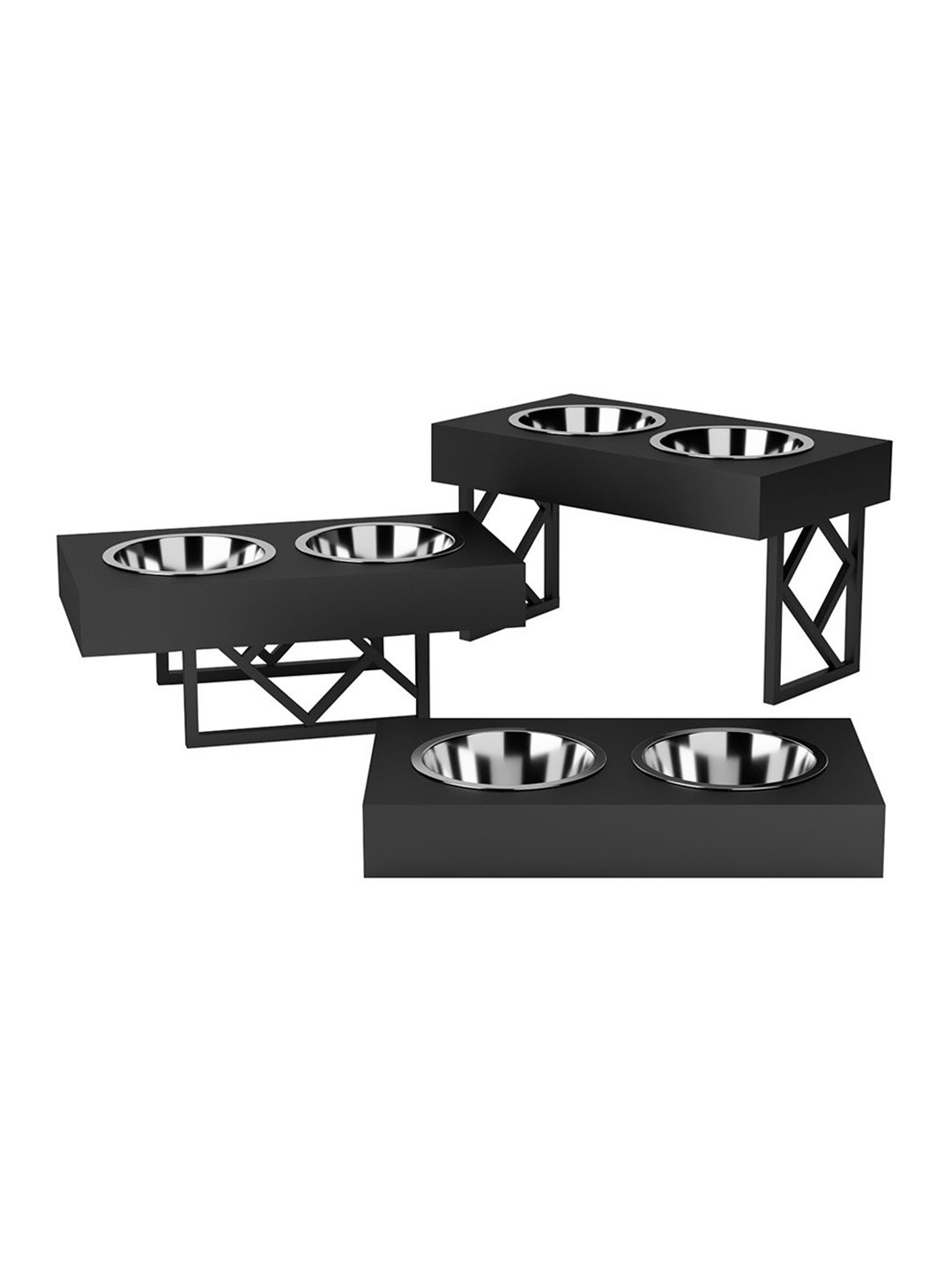 Pawpourri - Fine Living For Your Pets Adjustable Height Feeders