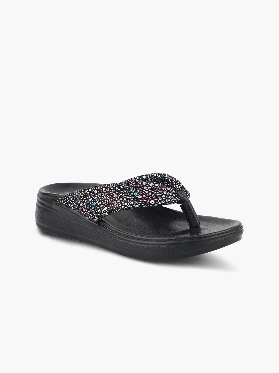 MEDIFEET Women Printed Thong Flip-Flops