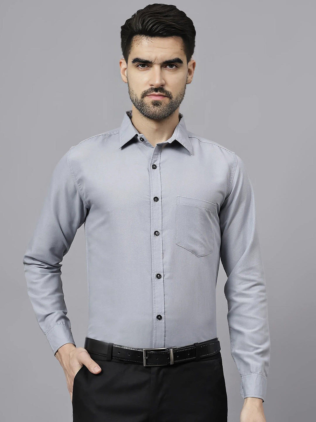 Vida Loca India Slim Fit Spread Collar Formal Shirt