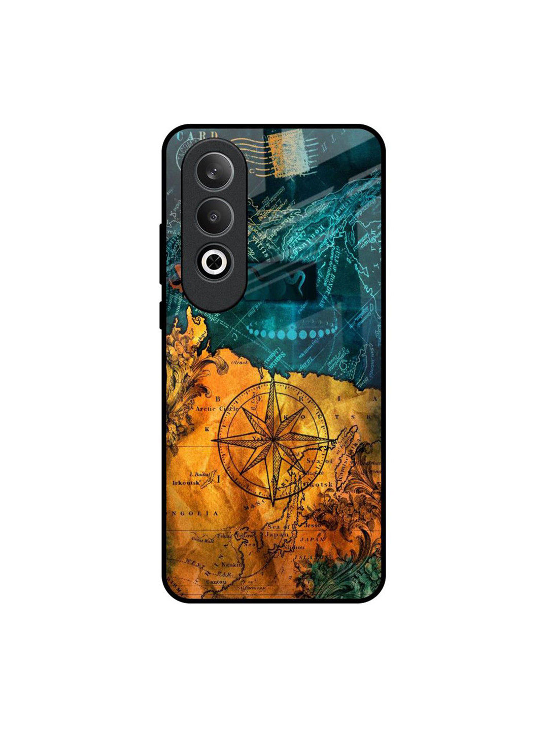 QRIOH Typography Architecture Map Real OnePlus Nord CE4 5G Back Case