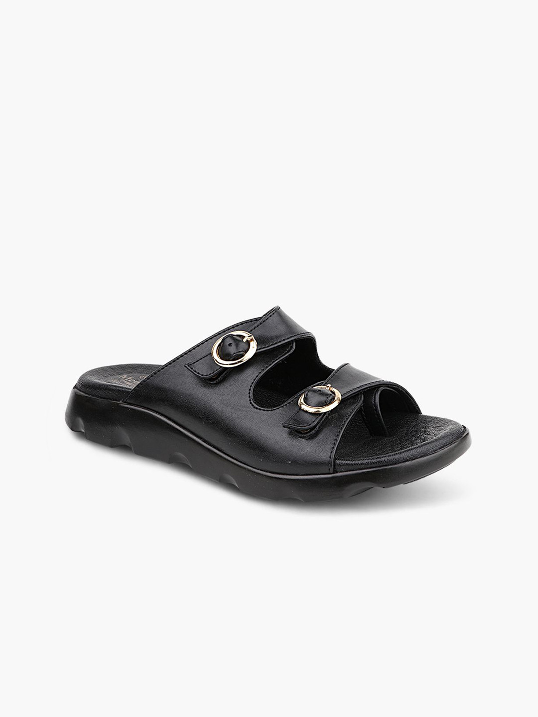 MEDIFEET Women Synthetic Open Toe Flats