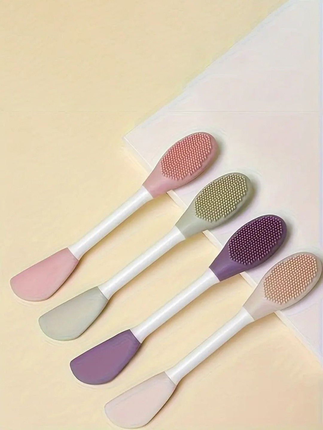 TRENDZIE SKIN CARE Silicone 2 In 1 Face Mask Applicator & Facial Cleansing Massager