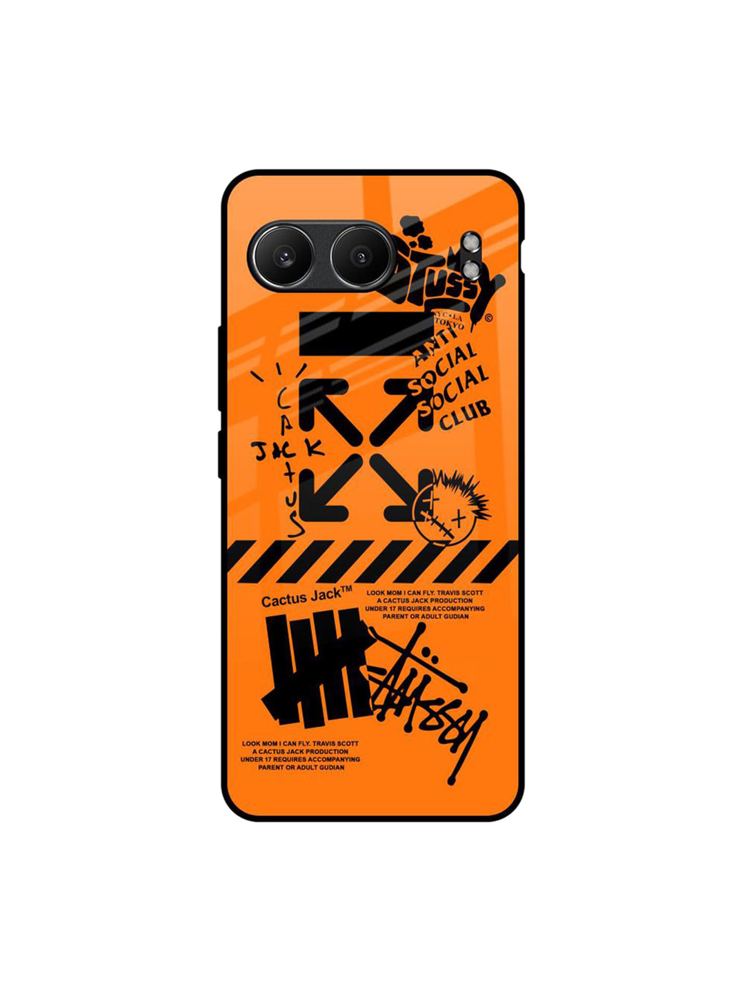 QRIOH Anti Social Club OnePlus Nord 4 5G Impact Resistant Back Case