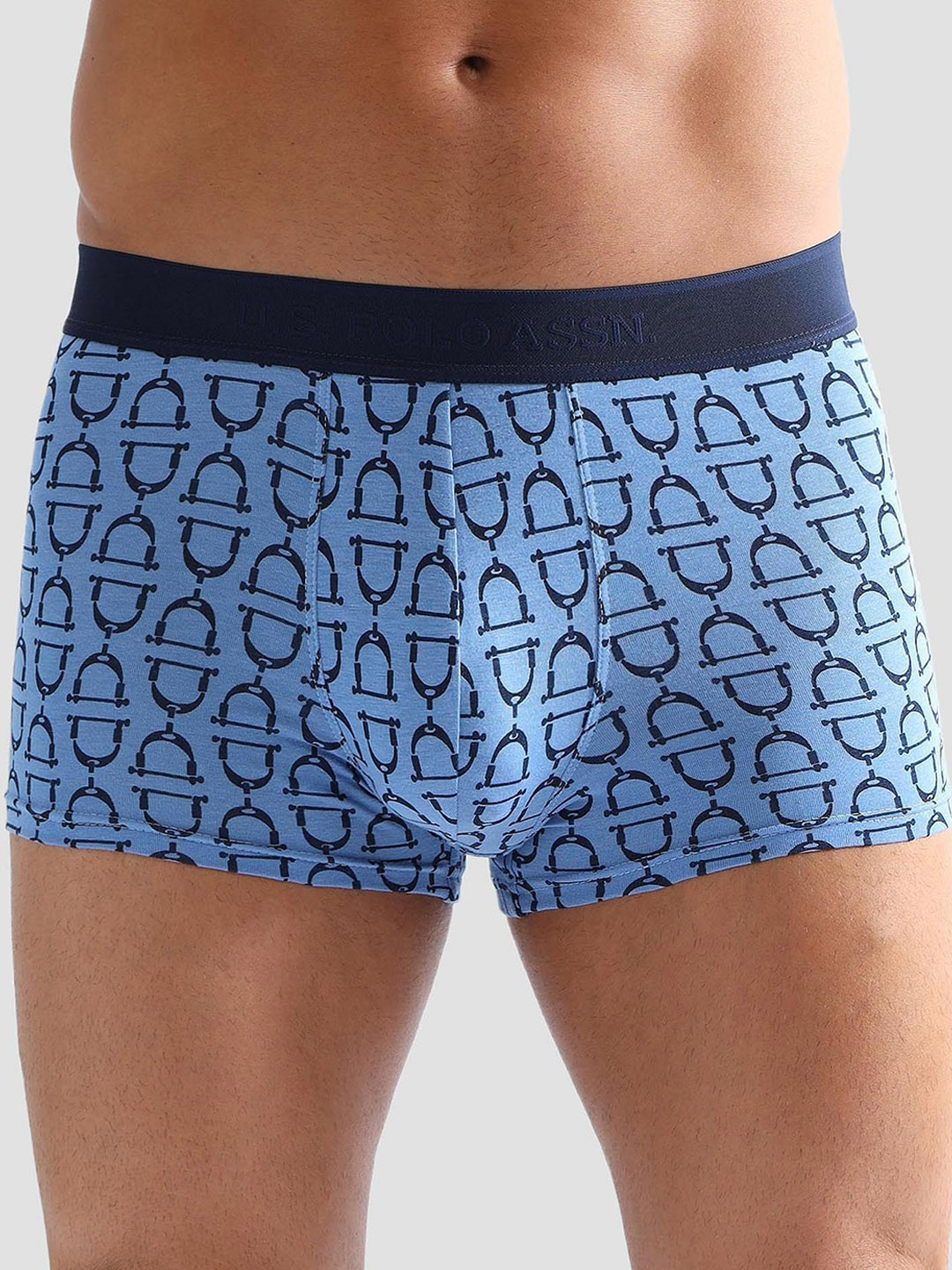 U.S. Polo Assn. Printed Anti Microbial Mid Rise Trunk PT005-B38-PR