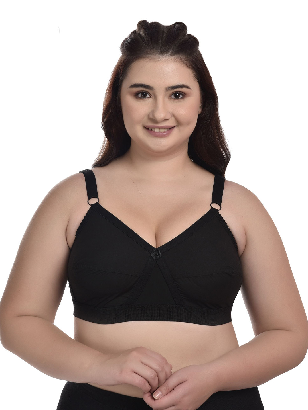 Viral Girl Women Cotton Plus Size Full Coverage Non Padded Minimizer Bra