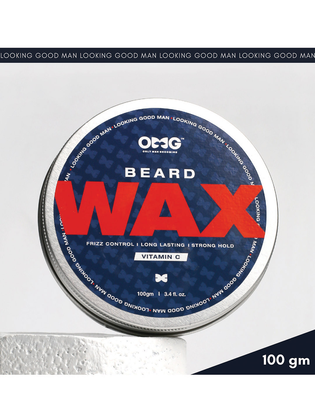 OMG OnlyMenGrooming Beard Wax With Vitamin C - 100g