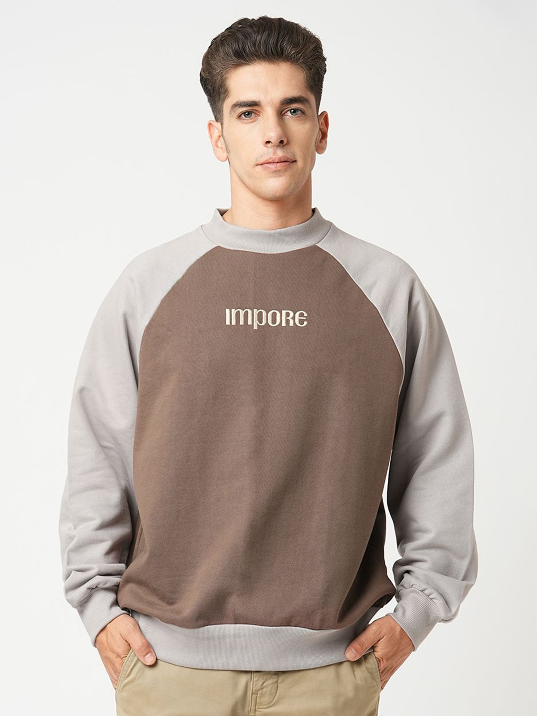 IMPORE Men Oversized Sweatshirt