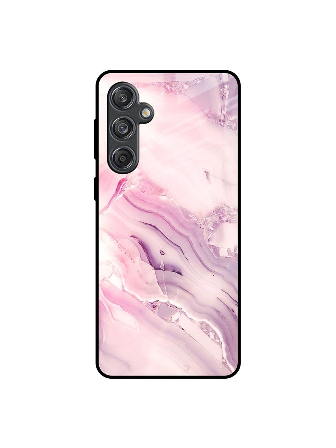 QRIOH Diamond Pink Gradient Samsung Galaxy M55 5G Impact Resistant Back Case