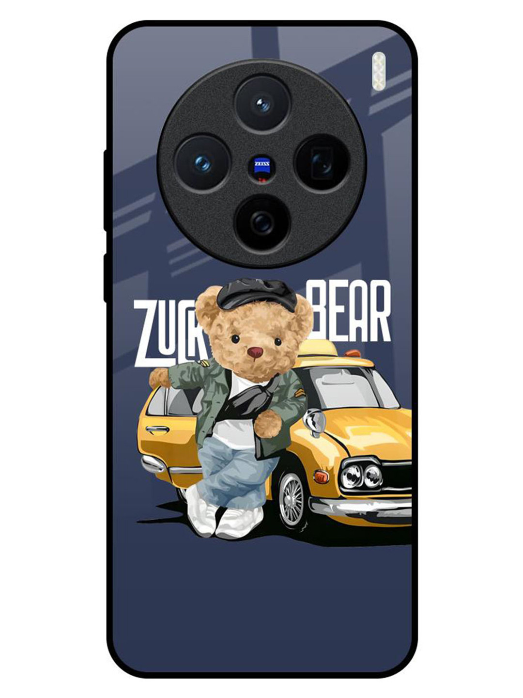 QRIOH Adventurous Bear Vivo X200 5G Impact Resistant Back Case