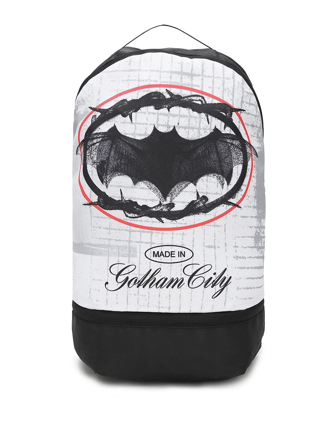 Bewakoof Unisex Graphic Printed Black Batman Printed Small Backpack