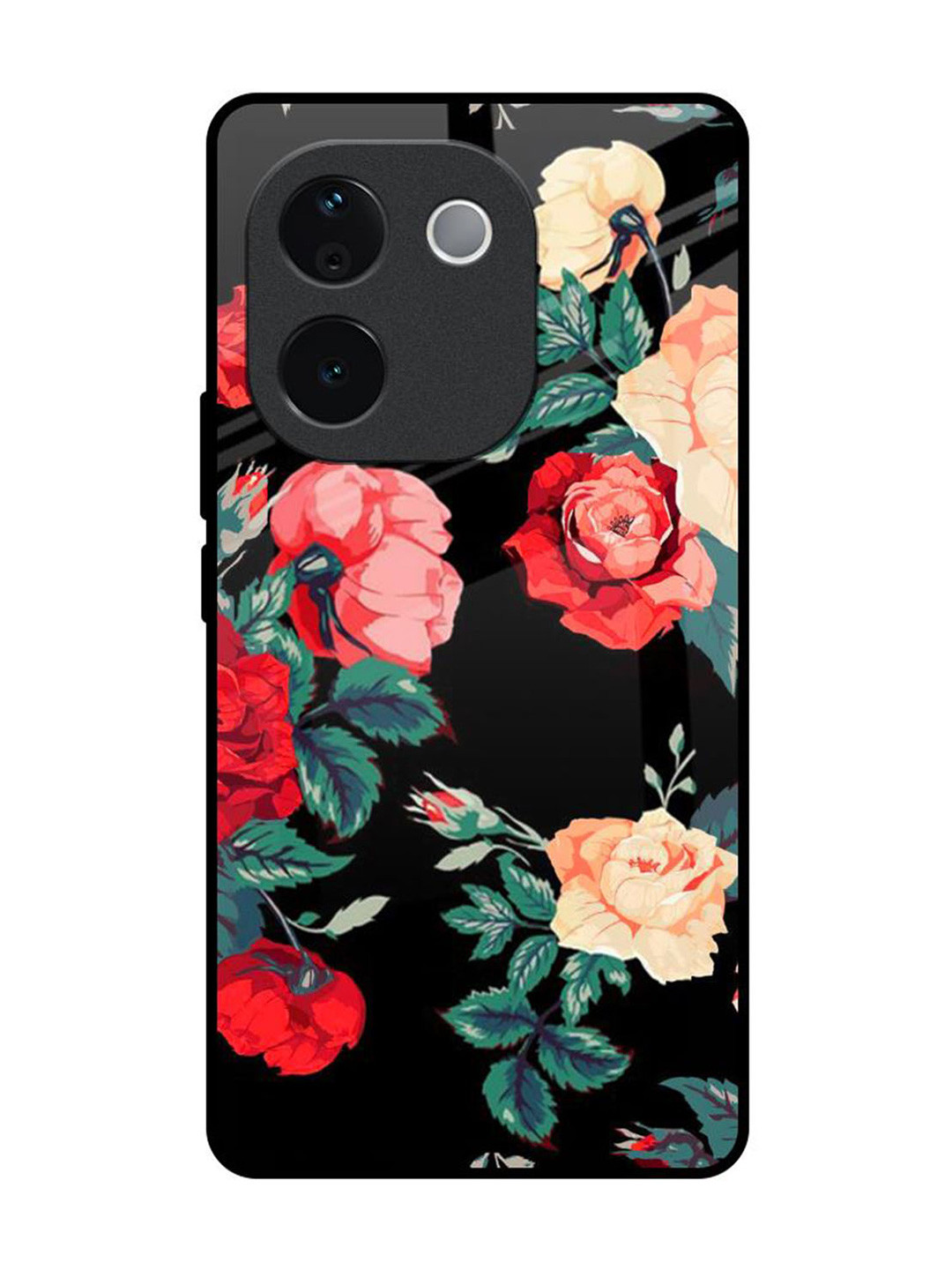 QRIOH Floral Bunch IQOO Z9s Pro 5G Impact Resistant Back Case