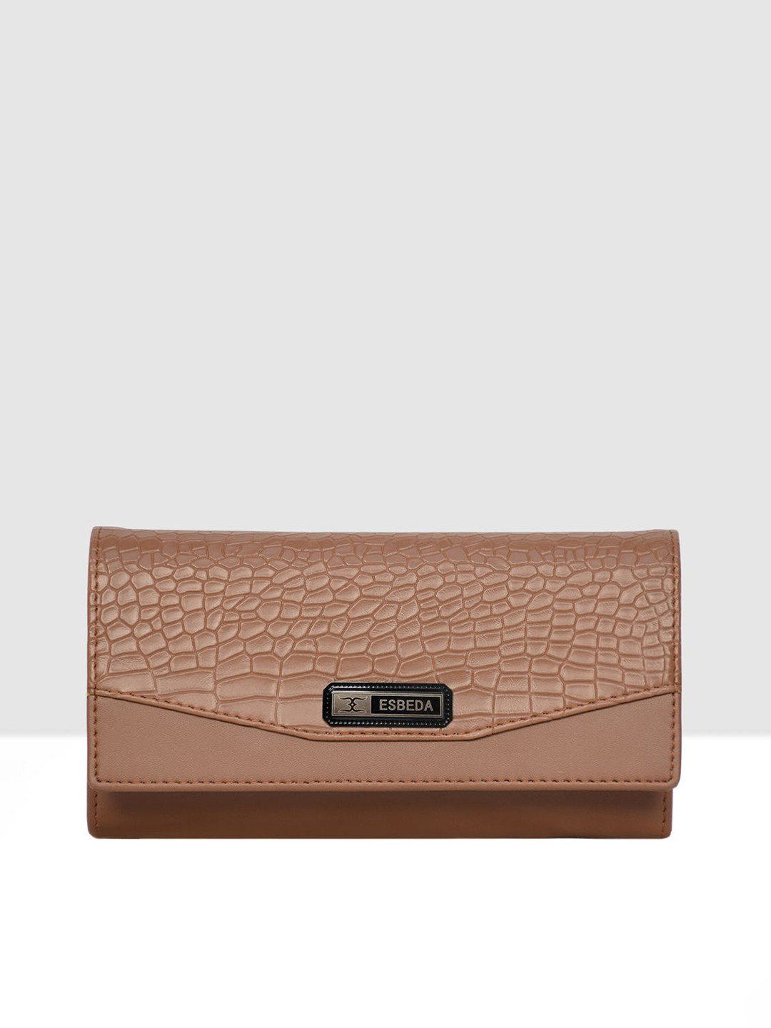 ESBEDA Women Textured PU Two Fold Wallet