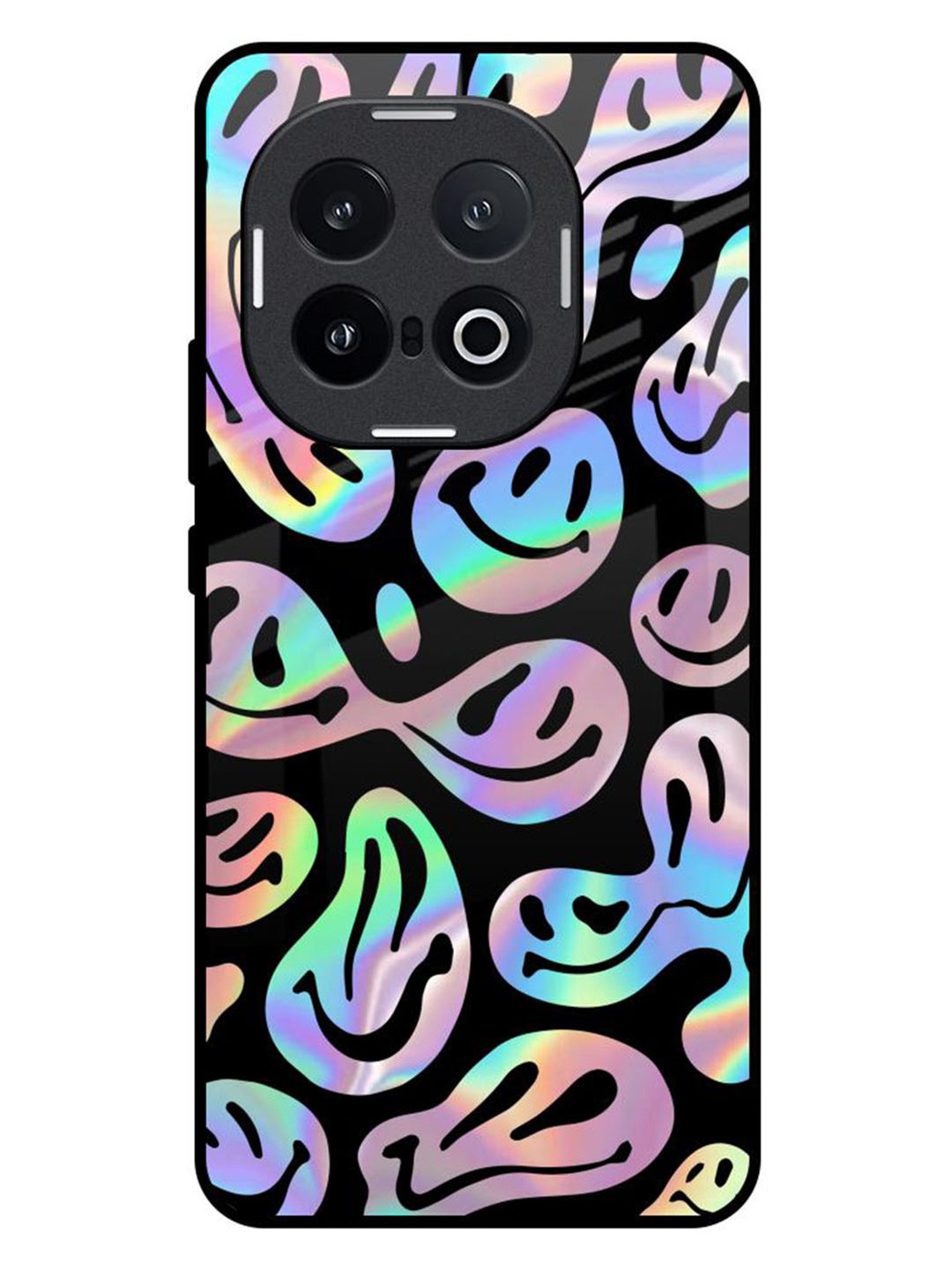 QRIOH Acid Smile IQOO 13 5G Impact Resistant Back Case