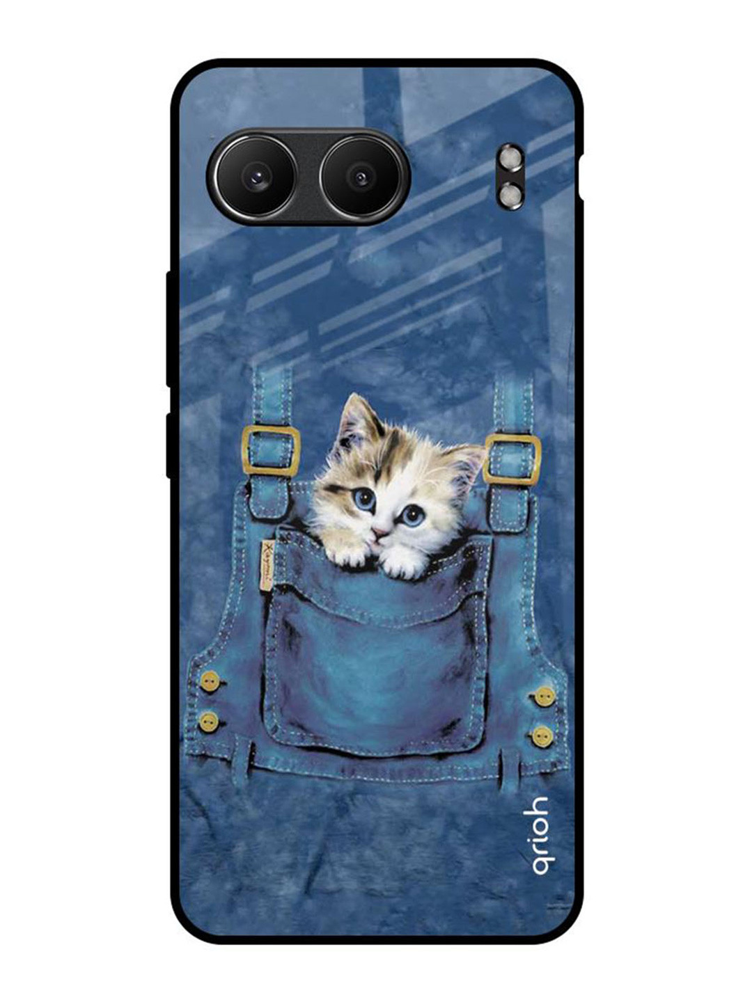 QRIOH Kitty In Pocket OnePlus Nord 4 5G Impact Resistant Back Case
