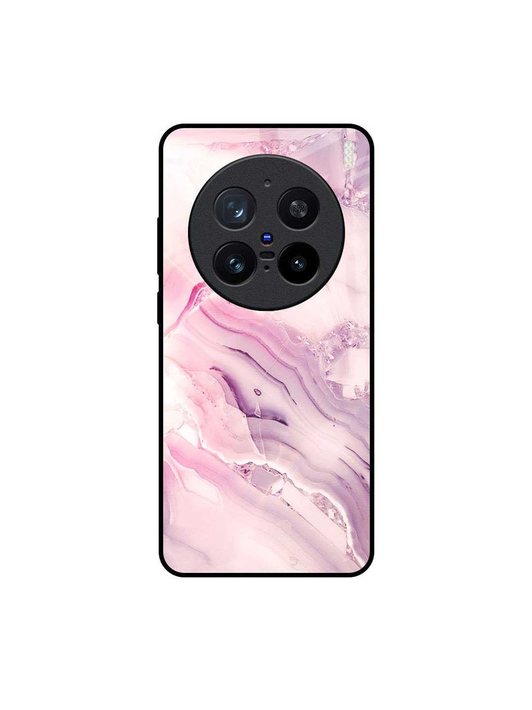 QRIOH Diamond Pink Gradient Vivo X200 Pro 5G Impact Resistant Back Case