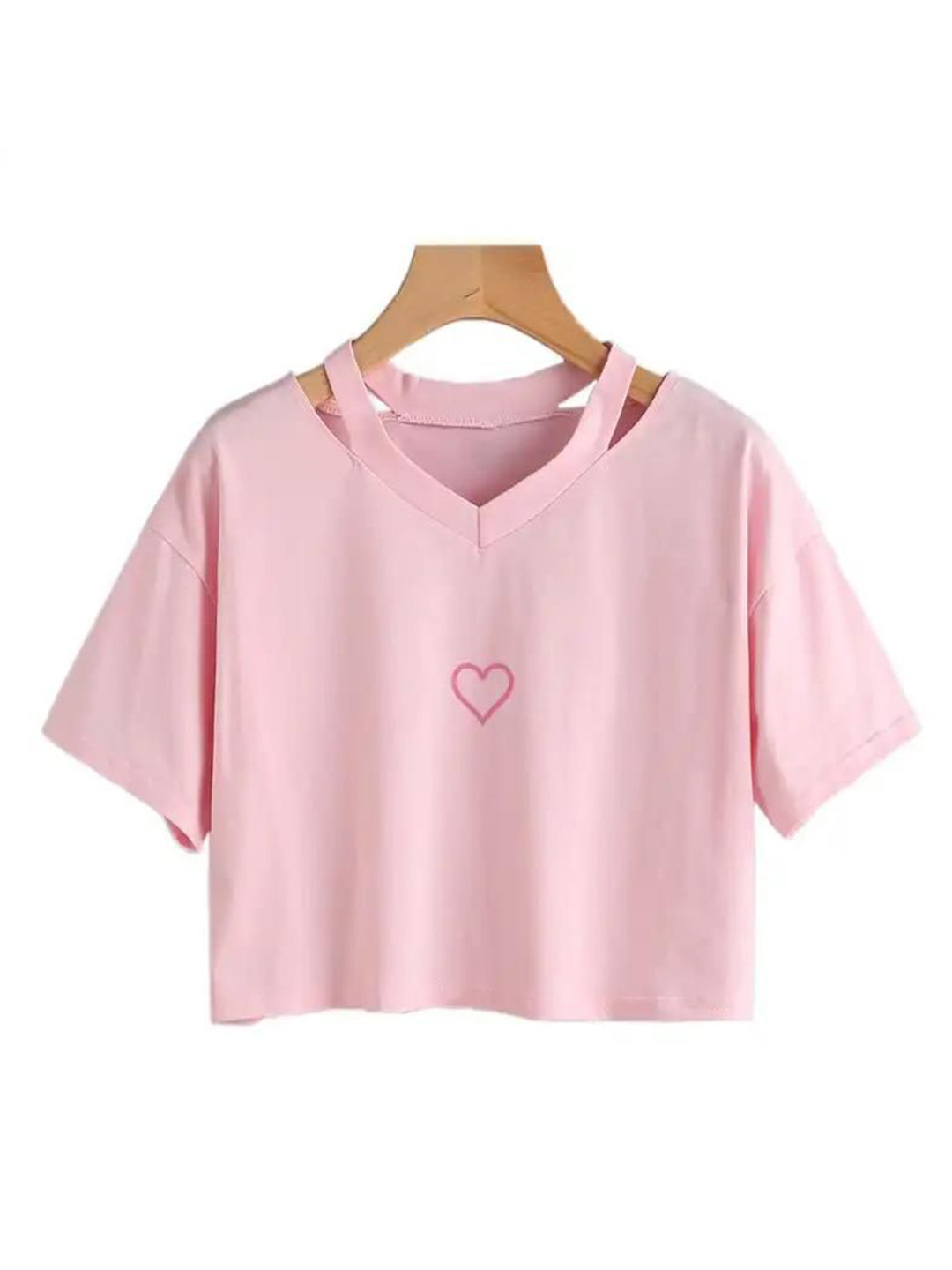 Miss Mosa By Akanksha  Women Summer Crop Top In Pink