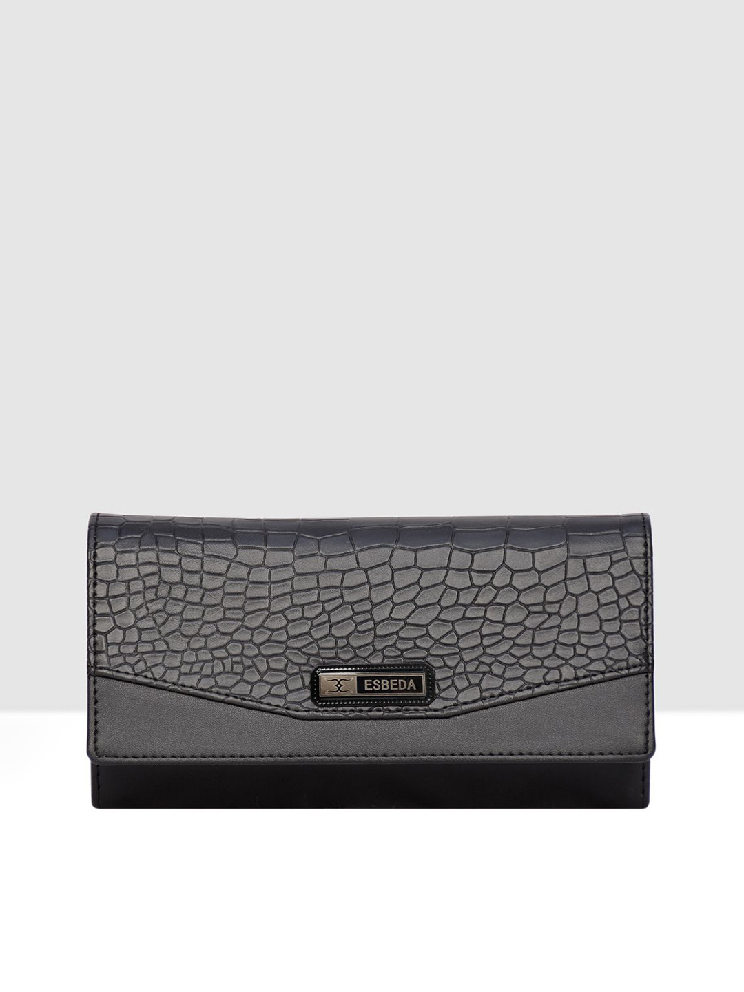 ESBEDA Women Textured PU Two Fold Wallet