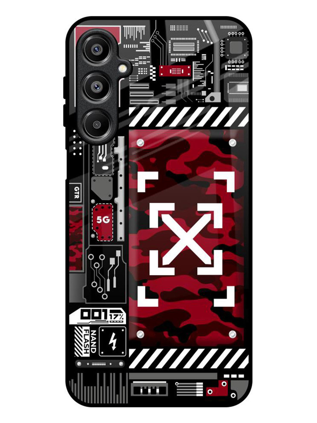 QRIOH Technology Art Samsung Galaxy A16 5G Impact Resistant Back Case