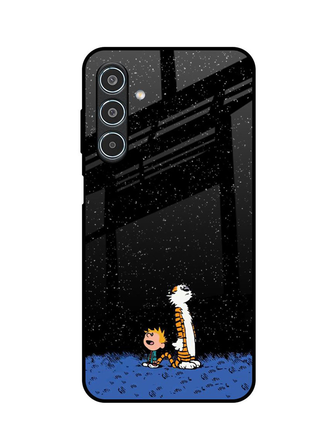 QRIOH Night Sky Star Real Samsung Galaxy M35 5G Impact Resistant Back Case