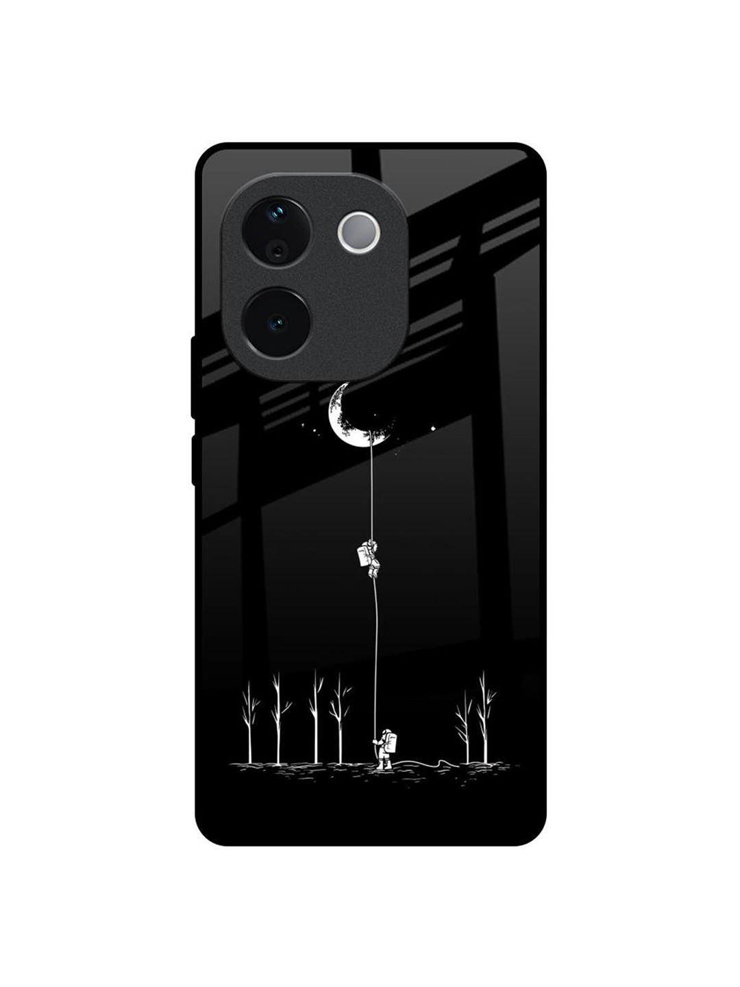 QRIOH Catch the Moon Real IQOO Z9s Pro 5G Impact Resistant Back Case