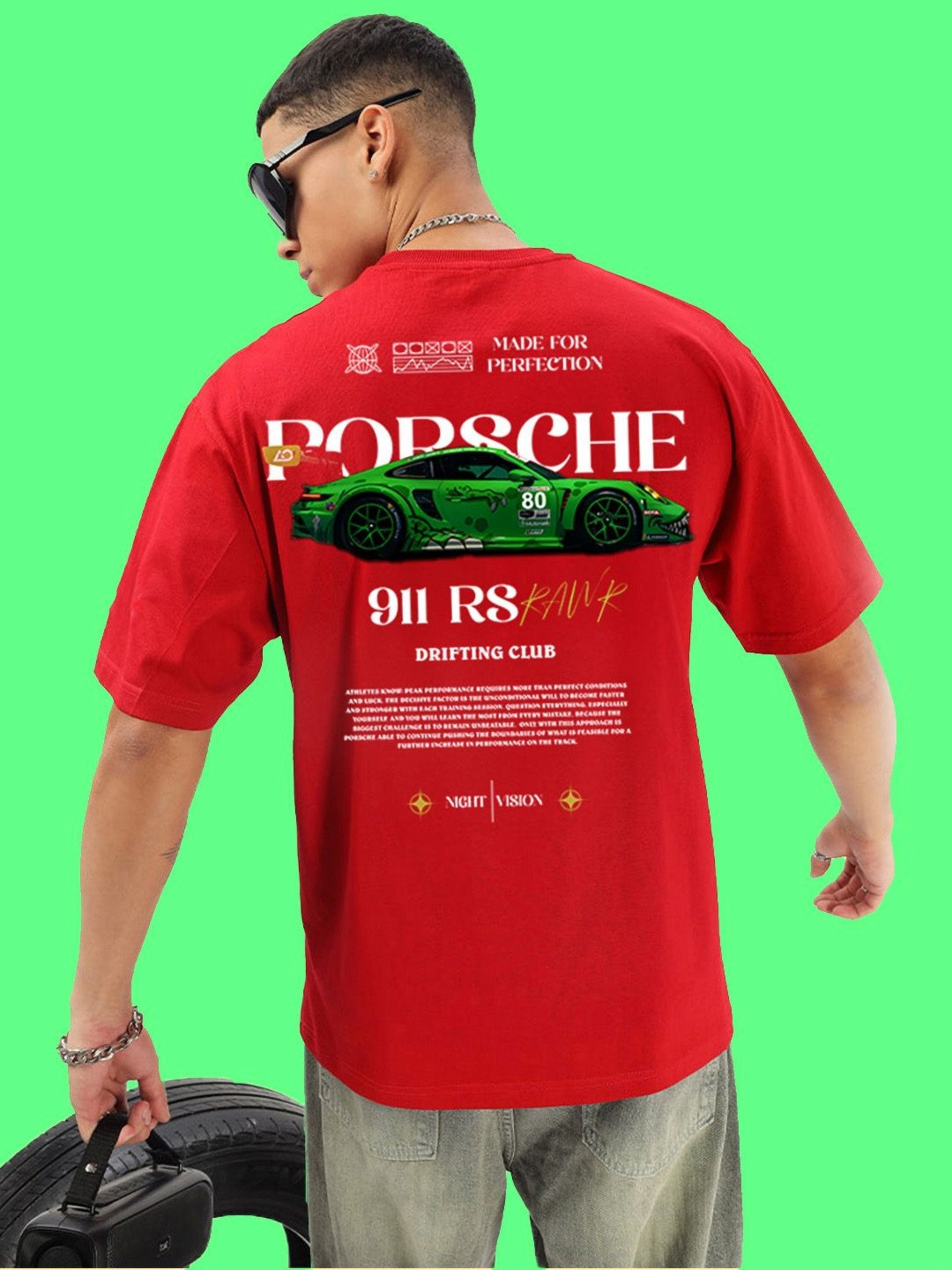 BDSQUARE Men Printed Applique T-shirt