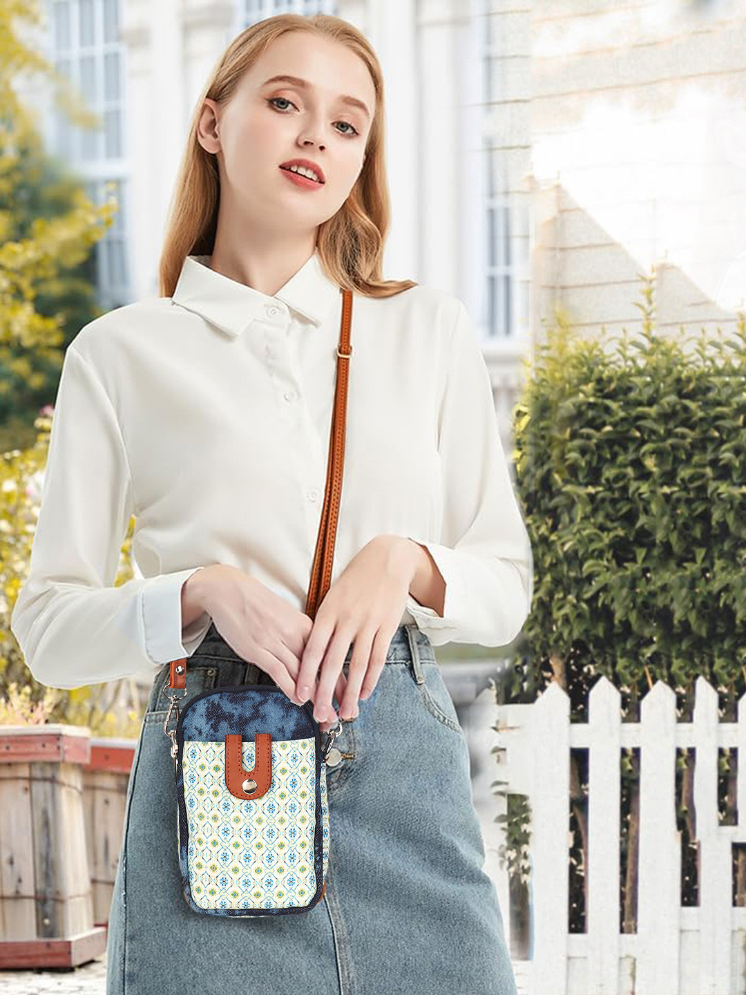 Spice Art Women Abstract Printed Crossbody Sling Bag