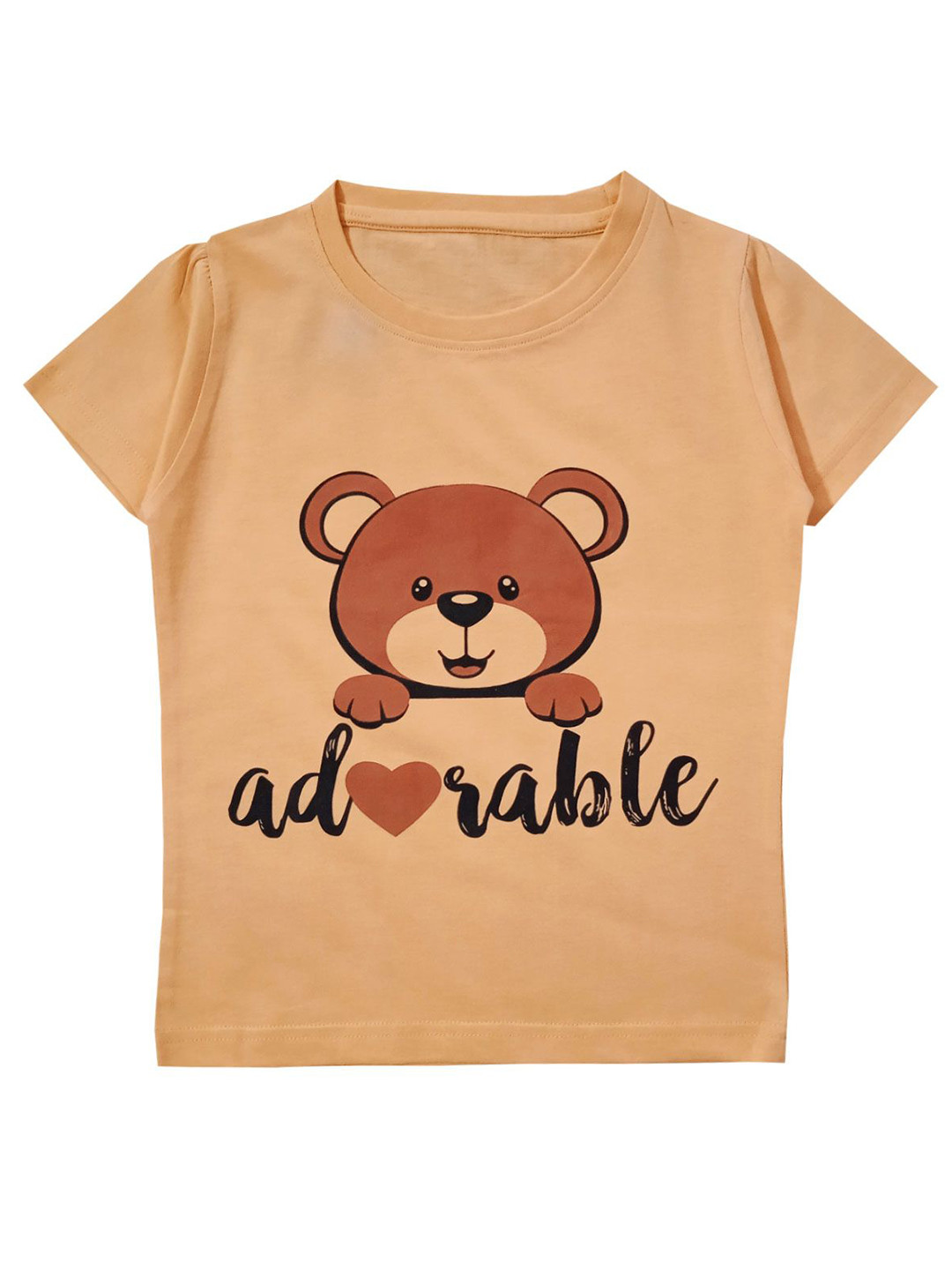 SNOWFLAKES Kids Printed Pure Cotton Applique T-shirt