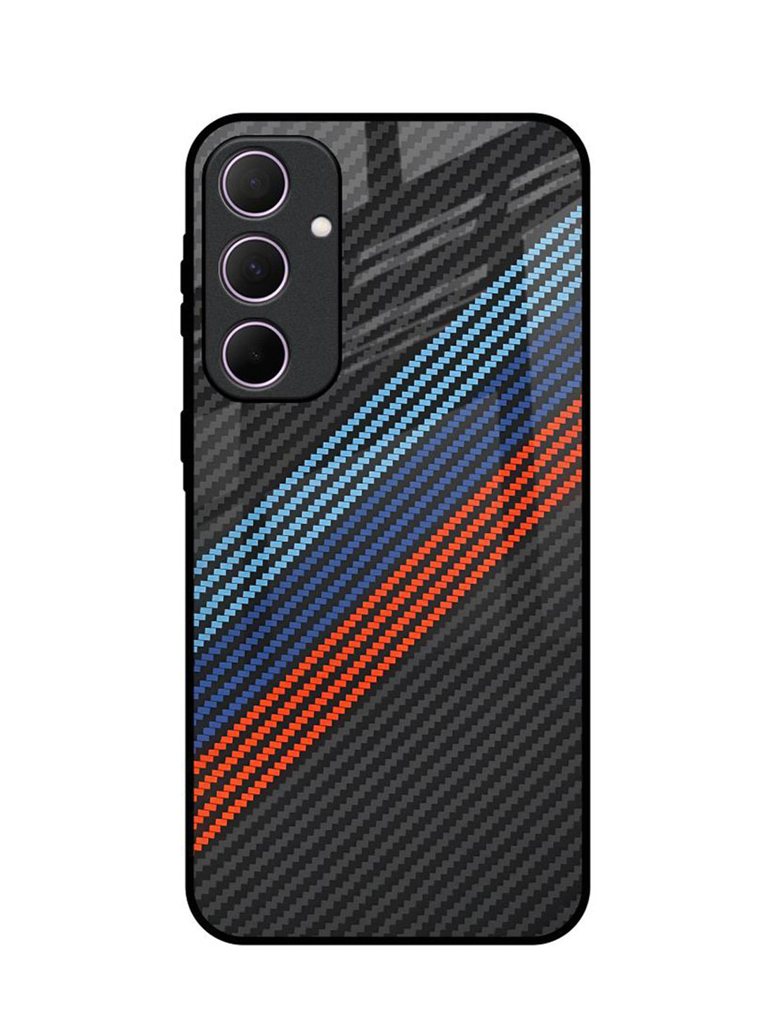 QRIOH Carbon Inspired Samsung Galaxy A35 5G Impact Resistant Back Case