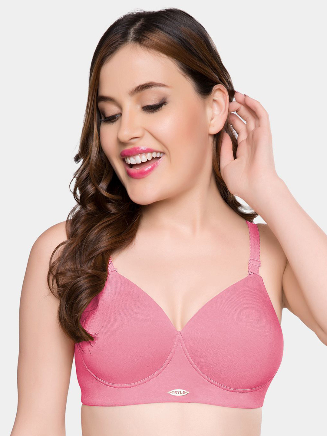 Vivanta Women Cotton Padded Non Wired Full Coverage Molded Bra