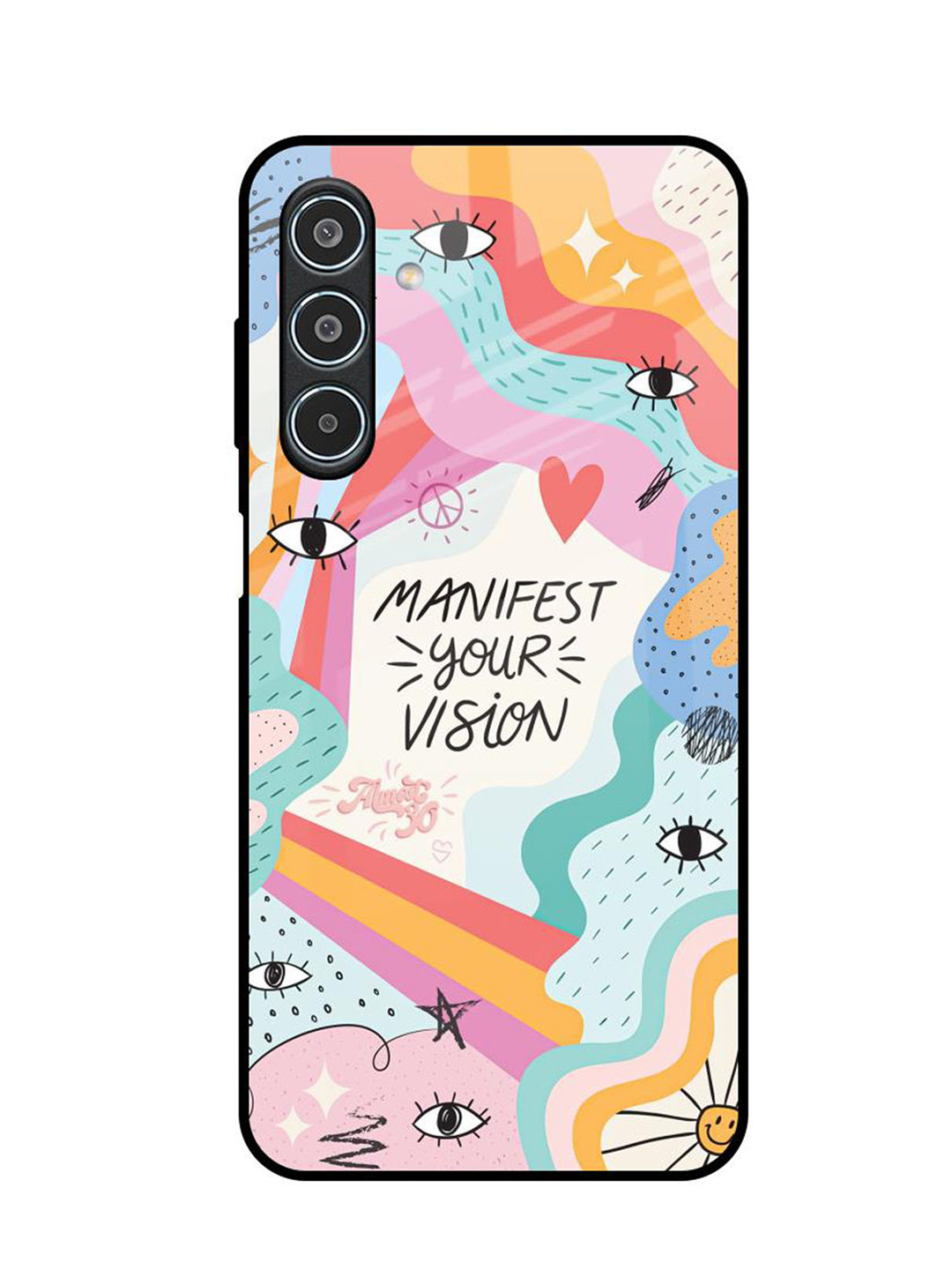 QRIOH Vision Manifest Samsung Galaxy M35 5G Impact Resistant Back Case