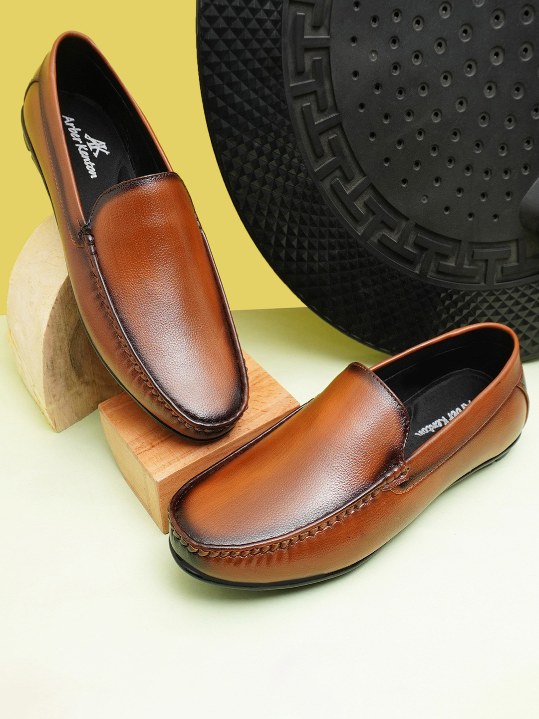 Arber Kenton Men Synthetic Round Toe Comfort Insole Loafers