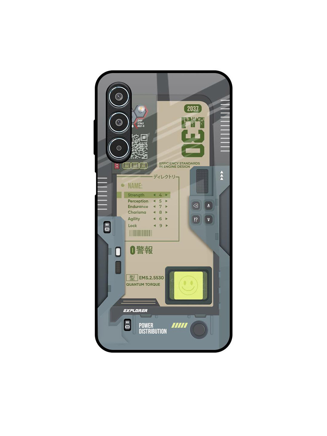 QRIOH Art Station Samsung Galaxy M35 5G Impact Resistant Back Case