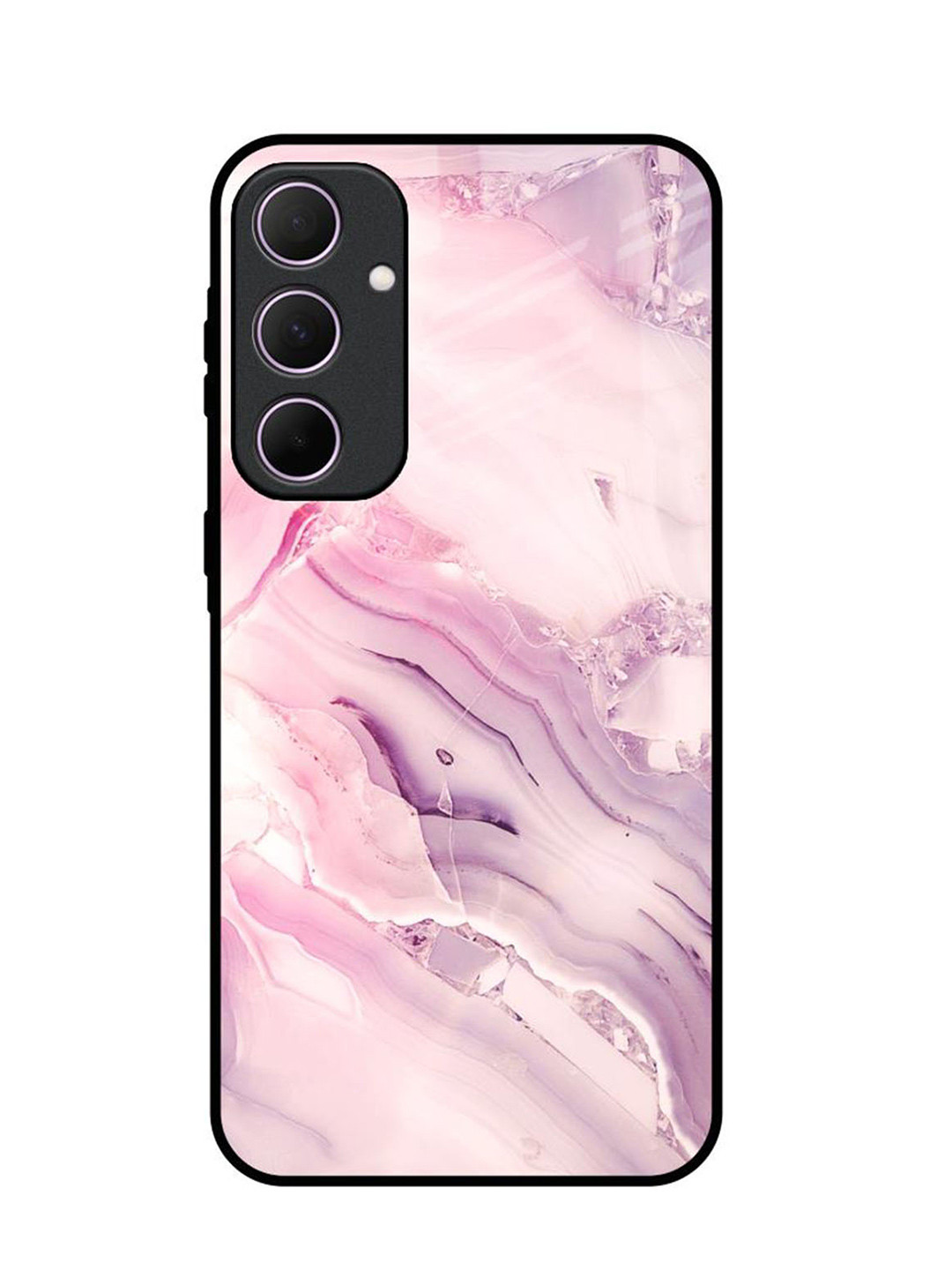 QRIOH Diamond Pink Gradient Samsung Galaxy A35 5G Impact Resistant Back Case