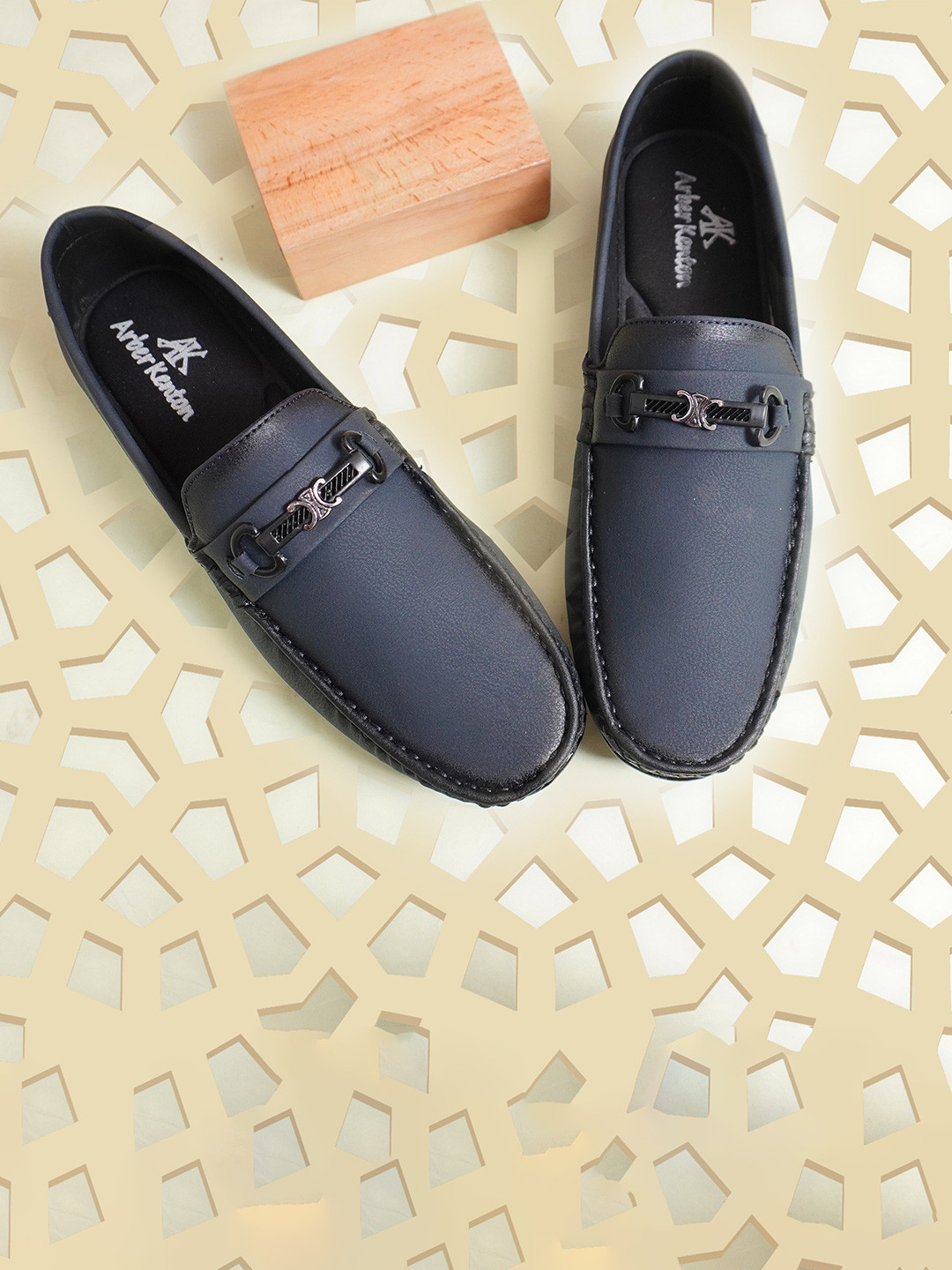 Arber Kenton Men Slip-On Loafers With Buckle