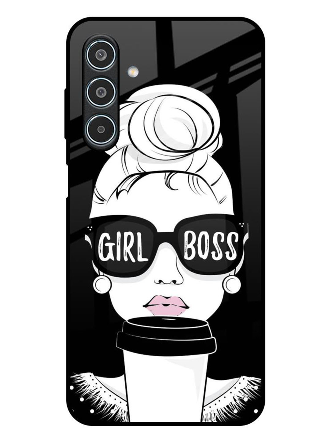 QRIOH Girl Boss Samsung Galaxy M35 5G Impact Resistant Back Case