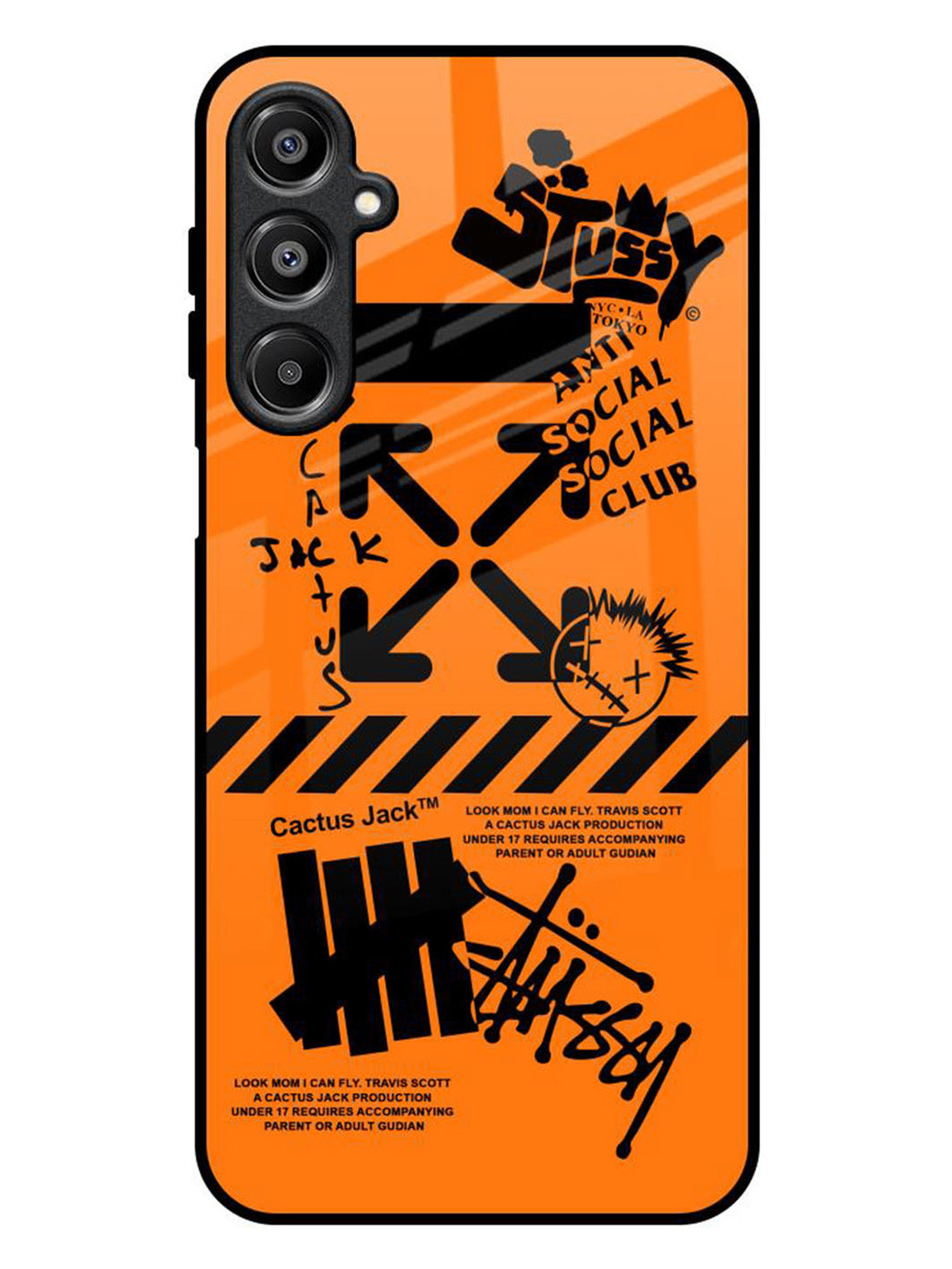 QRIOH Anti Social Club Samsung Galaxy A16 5G Impact Resistant Back Case