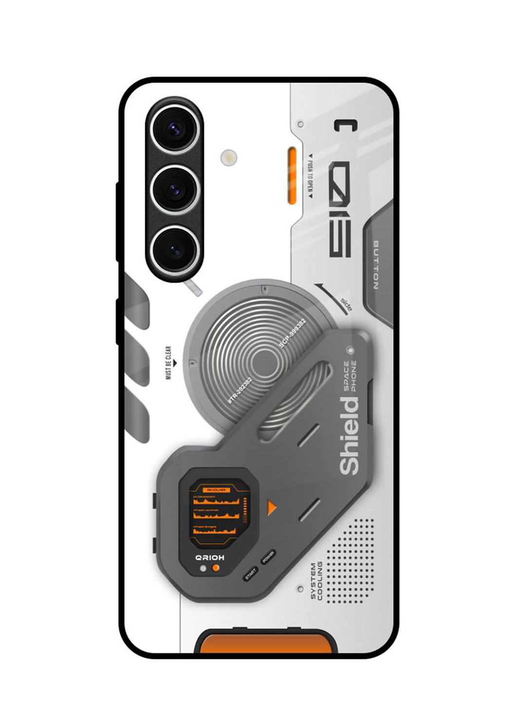 QRIOH Liberty Cyber Samsung Galaxy S24 FE 5G Impact Resistant Back Case