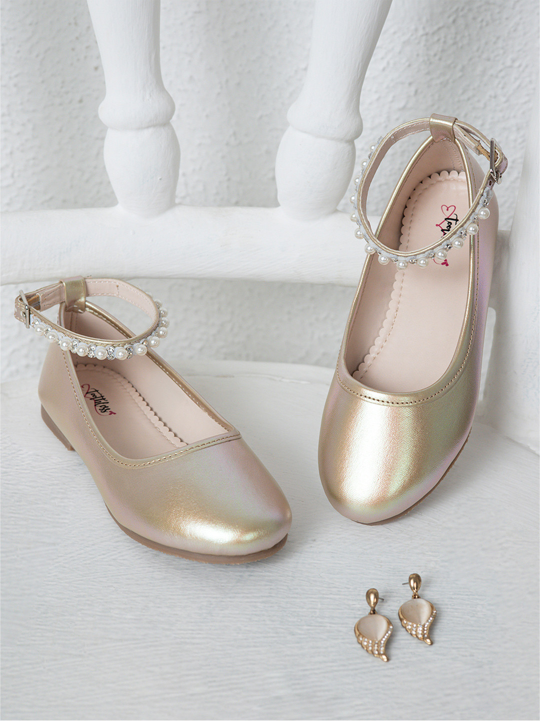 toothless Girls Buckle Mary Janes