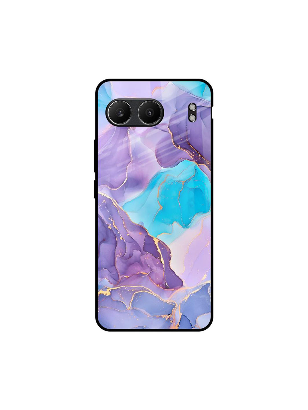 QRIOH Alcohol ink Marble Real OnePlus Nord 4 5G Impact Resistant Back Case